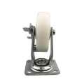 5 -Zoll -Hochleistungs -Flachplatten -Seitenbremse PP Casters